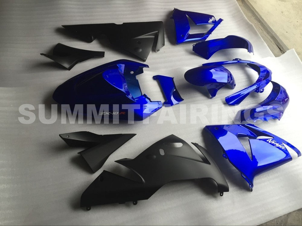 Fairings For Kawasaki ZX 10R Blue Black Ninja (2004-2005)