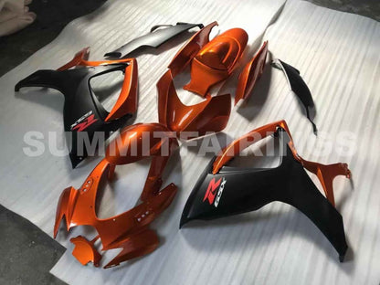 Fairings For Suzuki GSX-R600 / 750, 2006-2007 - Gloss Black & Orange