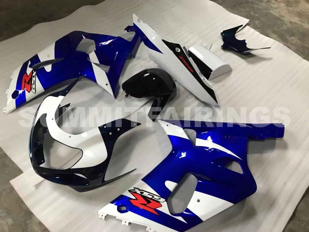 Fairings For Suzuki GSXR 750 Blue & White Suzuki GSXR (2001-2003)