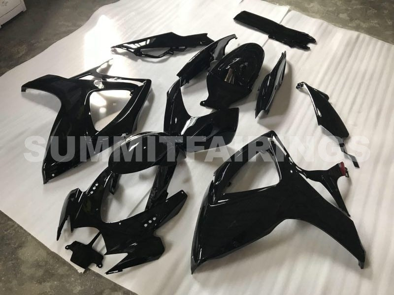 Fairings For Suzuki GSXR 600 750 All Black GSXR (2006-2007)