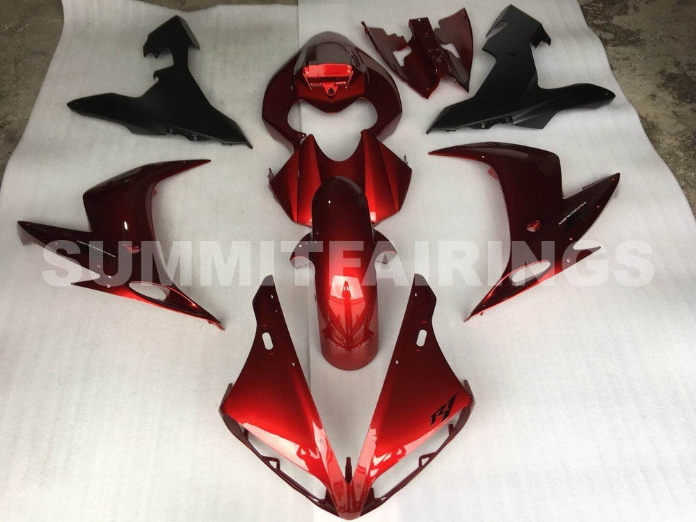 Fairings For Yamaha - YZF1000 R1 04-06 Red Black