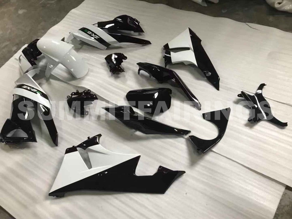 Fairings For Kawasaki ZX-6R, 2009-2012 - White & Black Fairing Kit