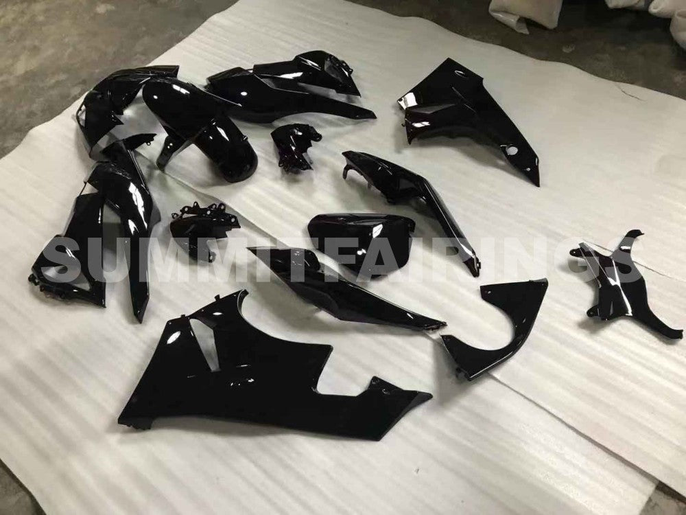 2009-2012 Fairings For Kawasaki ZX6R ZX636 All Black Ninja