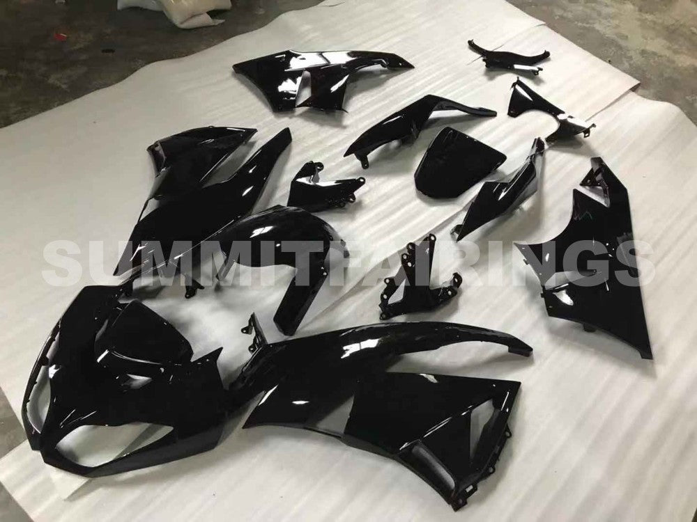 2009-2012 Fairings For Kawasaki ZX6R ZX636 All Black Ninja