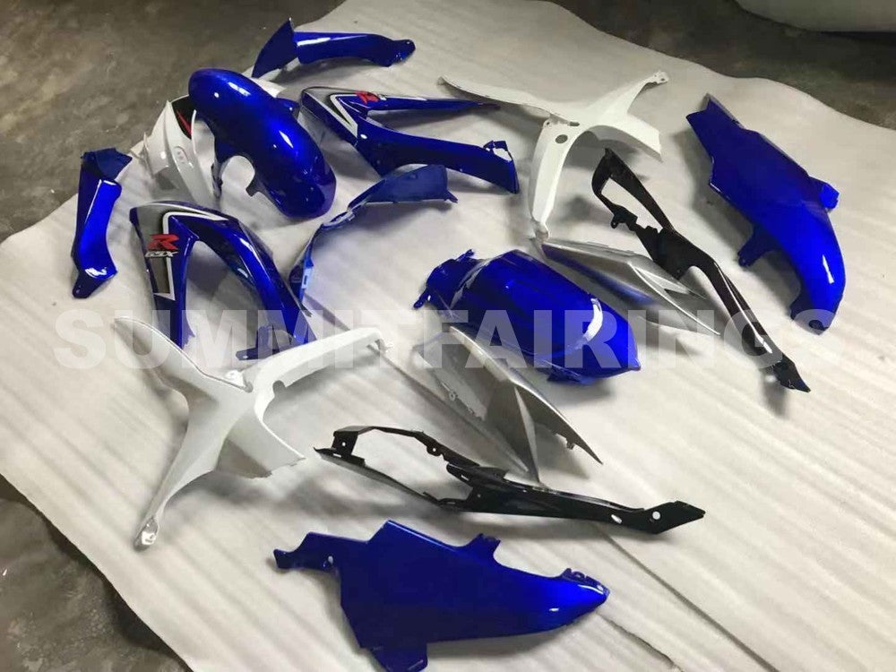 Fairings For Suzuki GSXR 600 750 White & Blue GSXR (2008-2009-2010)