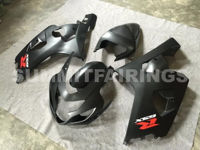 Fairings For Suzuki - GSXR600-750 K4 04-05 Matt Black