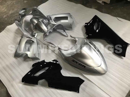 Fairings For Kawasaki ZX6R 636 Grey Black Ninja (2005-2006)