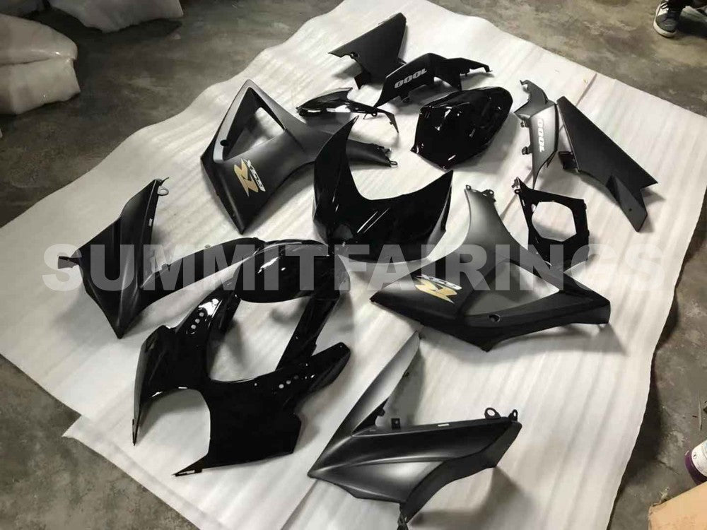 r Fairings For Suzuki - GSXR1000 K7 07-08 Matte Black Gloss
