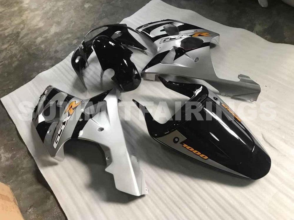 Fairings For Suzuki - GSXR1000 K1/2 2000-2002 Black Silver