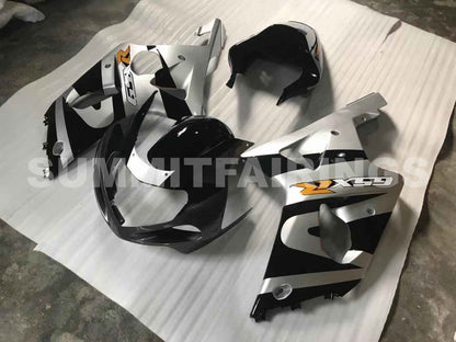 Fairings For Suzuki - GSXR1000 K1/2 2000-2002 Black Silver