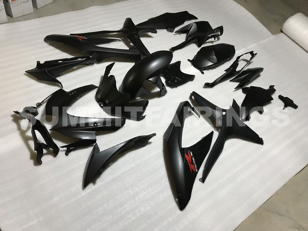 Fairings For Suzuki - GSXR600-750 K8 2008-2010 MATTE BLACK