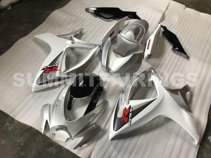 Fairings For Suzuki - GSXR600-750 K6 06-07 White Silver