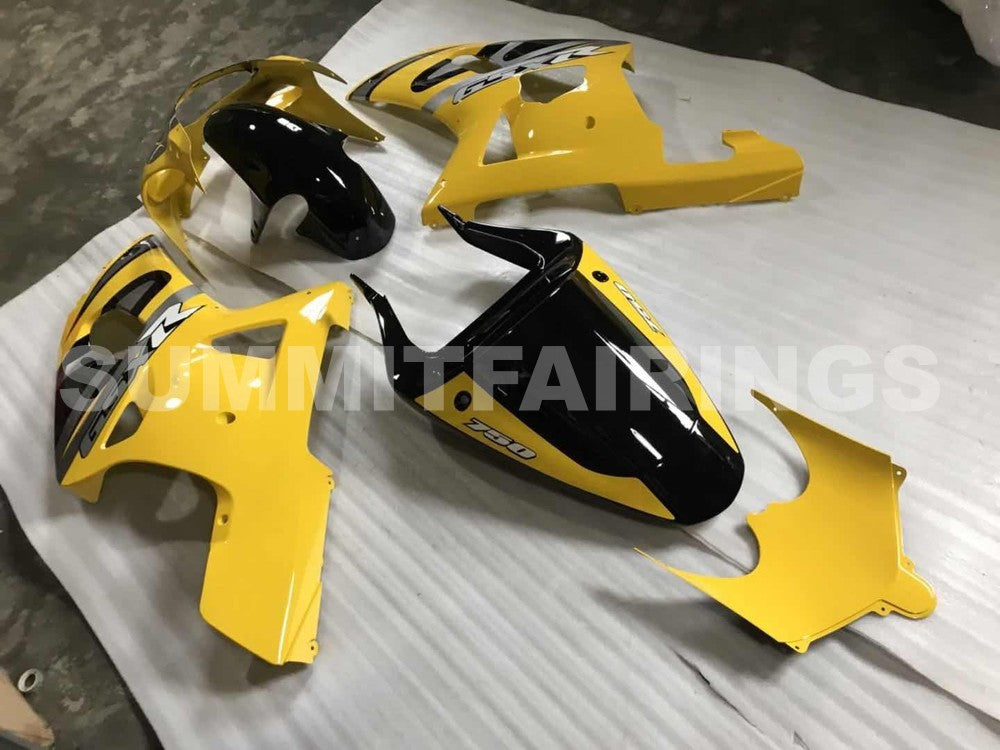 Fairings For Suzuki GSXR 750 Yellow Black GSXR (2001-2003)