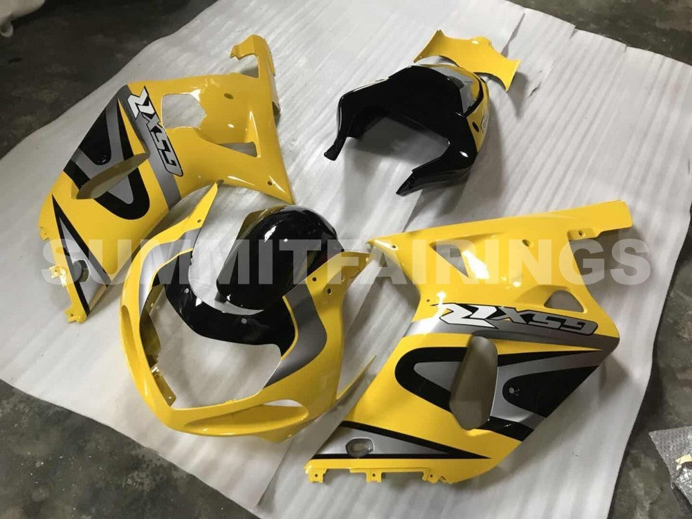 Fairings For Suzuki GSXR 750 Yellow Black GSXR (2001-2003)