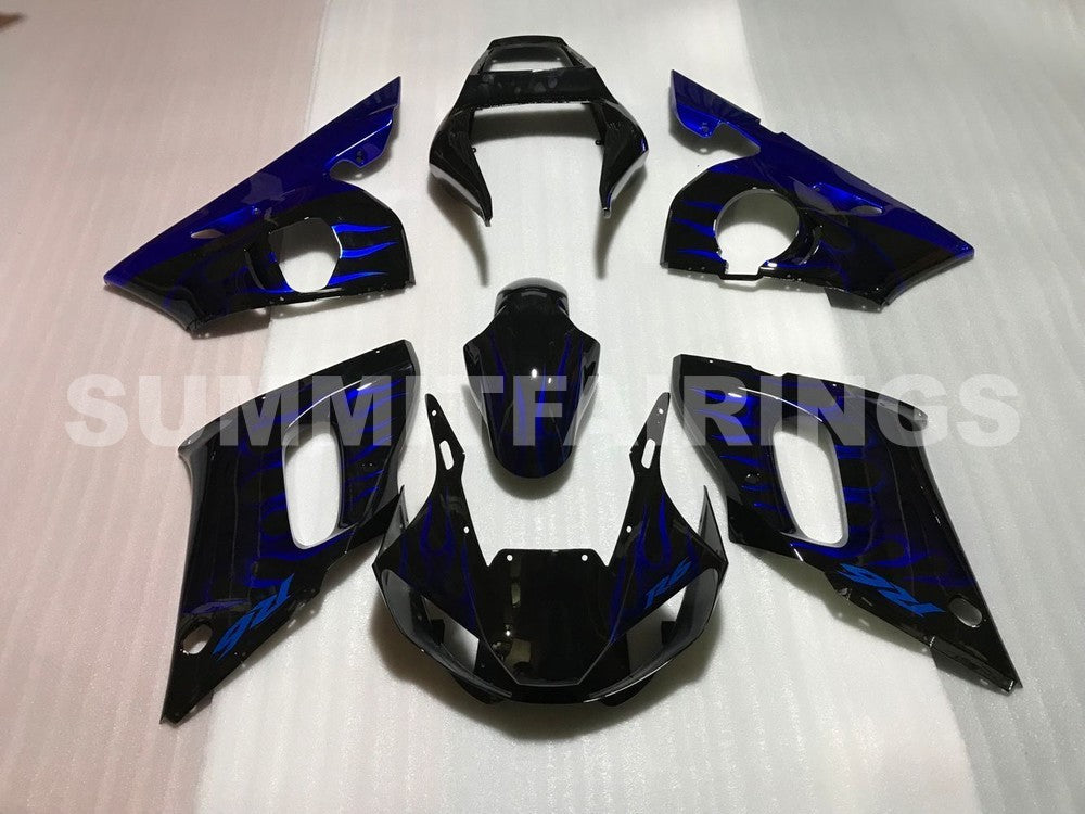 Fairings For Yamaha - YZF-600 R6 1998-2002 Blue Flame