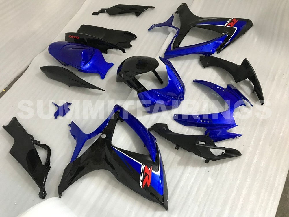 Fairings For Suzuki - GSXR600-750 K6 06-07 Blue and Black