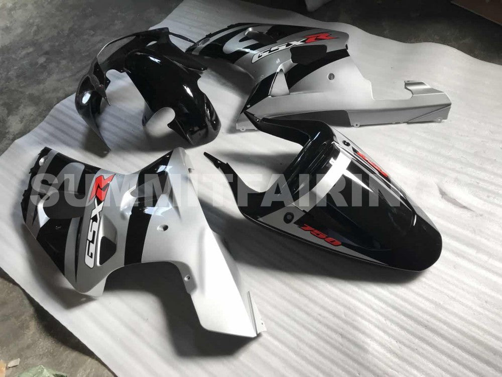 Fairings For Suzuki - GSXR600-750 K1 2001-2003 Black Silver