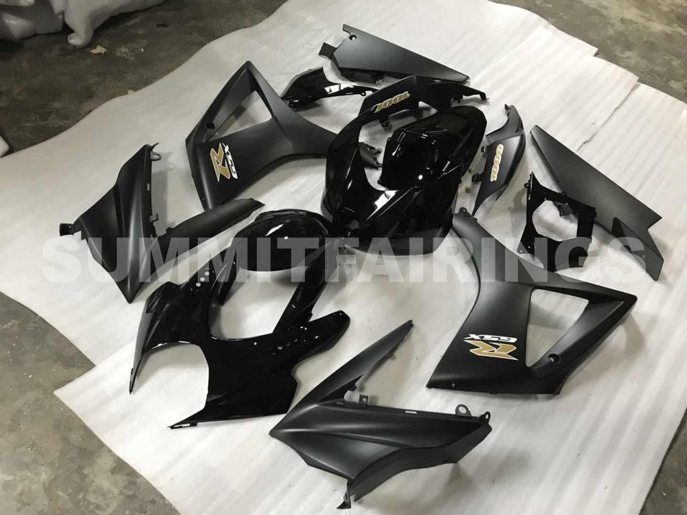 Fairings For Suzuki - GSXR1000 K7 07-08 Matte Black Gloss Black