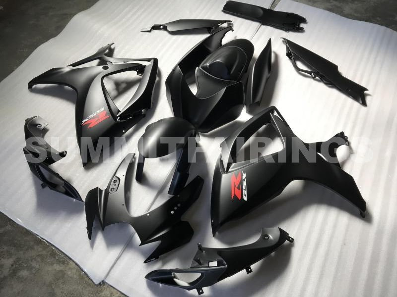Fairings For Suzuki GSXR 600 750 Black Matte GSXR (2006-2007)