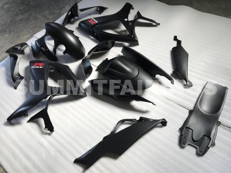 Fairings For Suzuki GSXR 600 750 Black Matte GSXR (2006-2007)