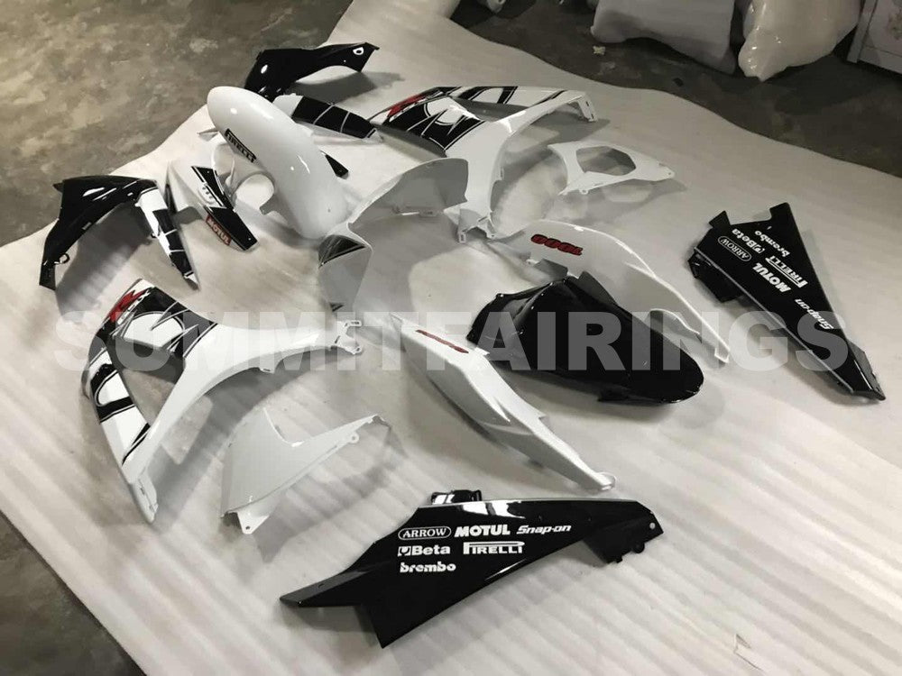 Fairings For Suzuki GSXR 1000 Black & White GSXR (2007-2008)