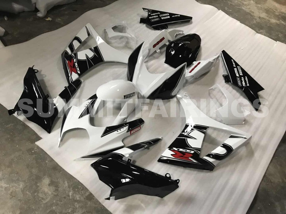 Fairings For Suzuki GSXR 1000 Black & White GSXR (2007-2008)