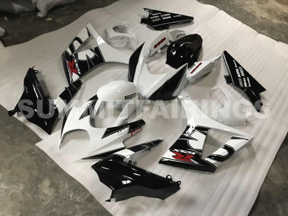 Fairings For Suzuki GSXR 1000 Black & White GSXR (2007-2008)