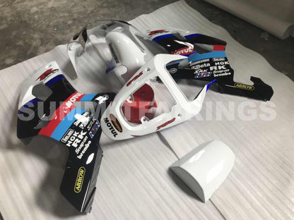 Fairings For Suzuki - GSXR600-750 K1 2001-2003 Black White & Blue