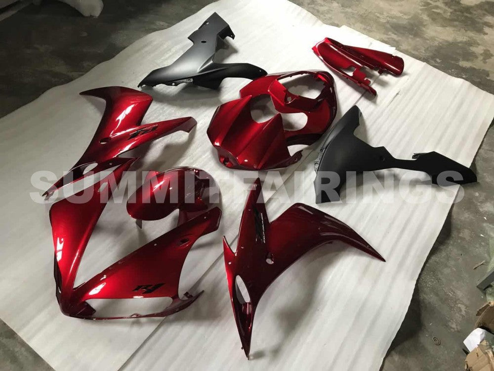 Fairings For Yamaha - YZF1000 R1 04-06 Red Black