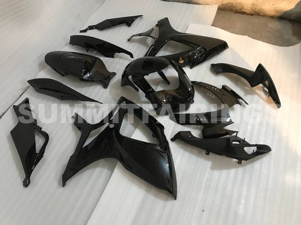 Fairings For Suzuki GSXR 600 750 All Black GSXR (2006-2007)