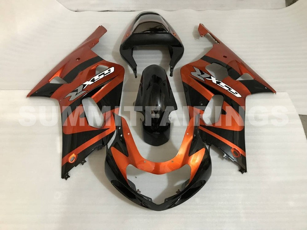 Fairings For Suzuki GSXR 750 Orange Metallic & Black GSXR (2001-2003)