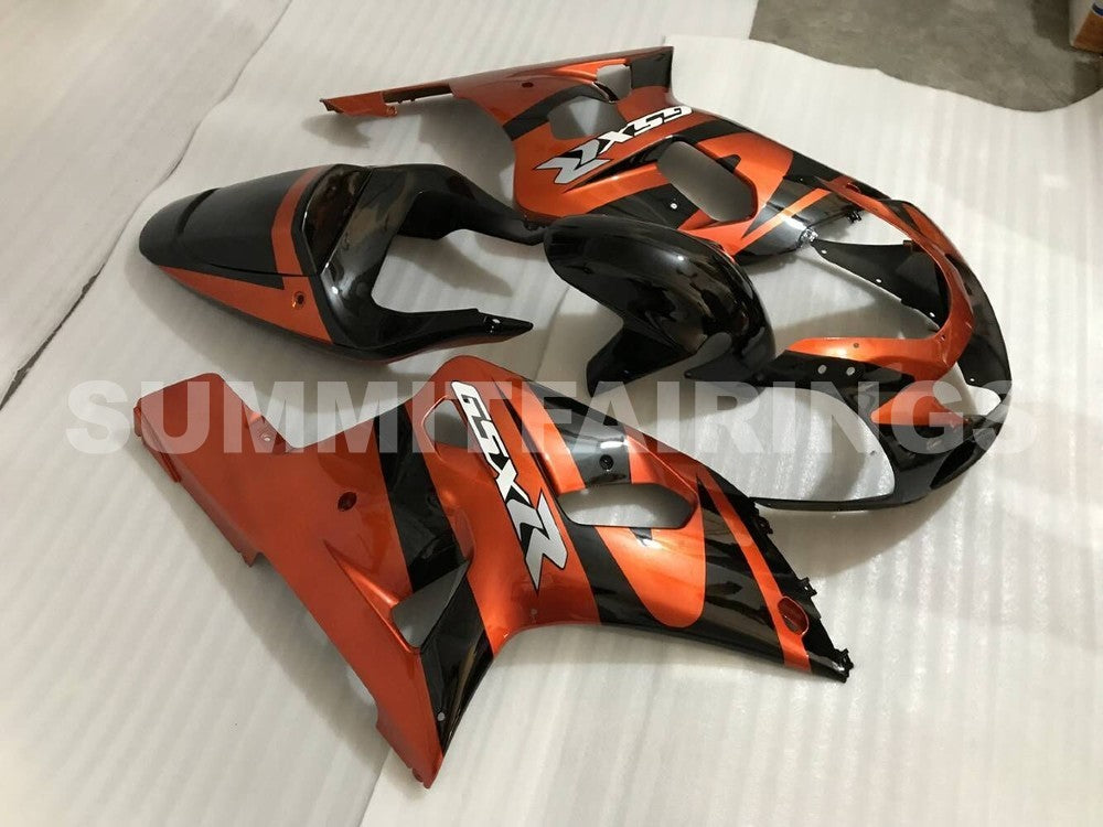 Fairings For Suzuki GSXR 750 Orange Metallic & Black GSXR (2001-2003)