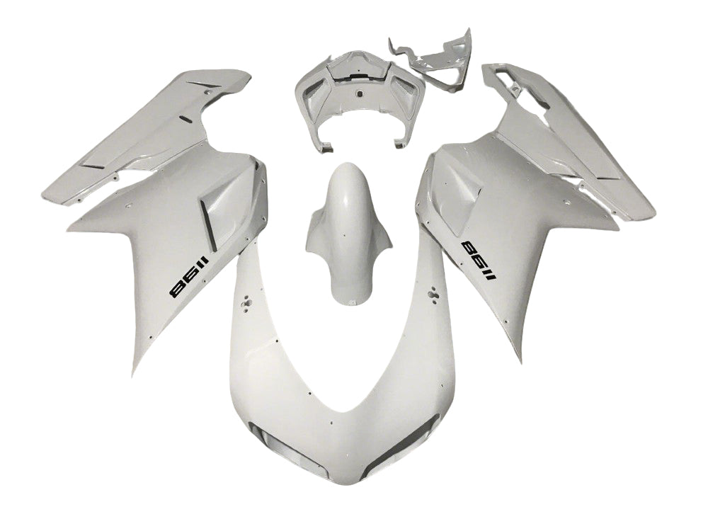 Fairings For Ducati 1098 1198 848 White 1198 (2007-2011)