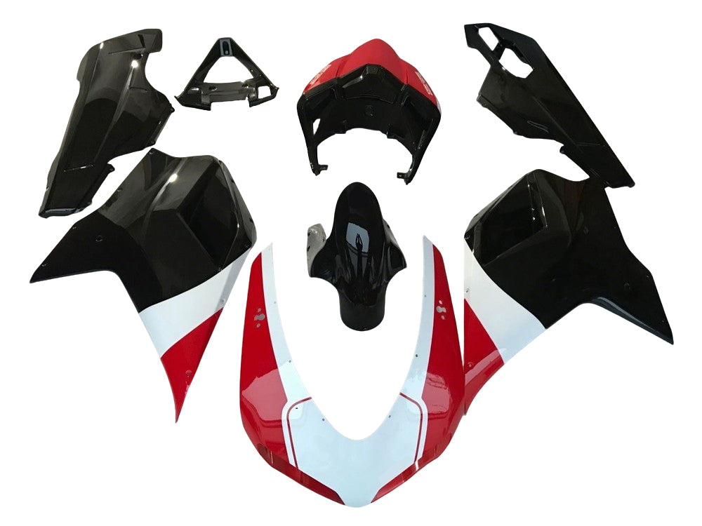 Fairings For Ducati 1098 1198 848 Red Black White 1198 (2007-2011)