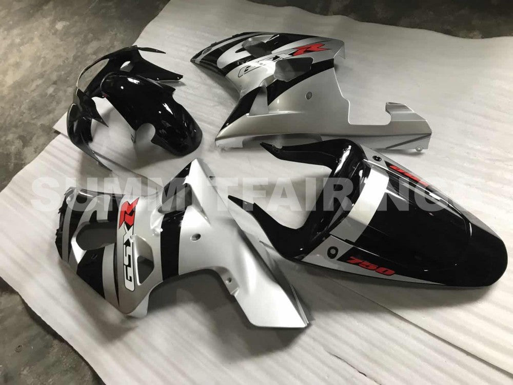 Fairings For Suzuki - GSXR600-750 K1 2001-2003 Black Silver