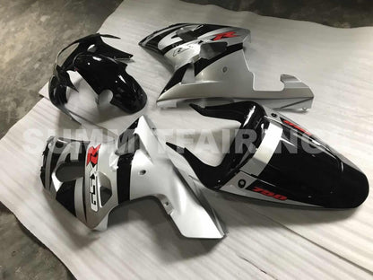 Fairings For Suzuki - GSXR600-750 K1 2001-2003 Black Silver
