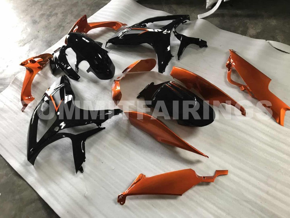 Fairings For Suzuki GSX-R600 / 750, 2006-2007 - Gloss Black & Orange