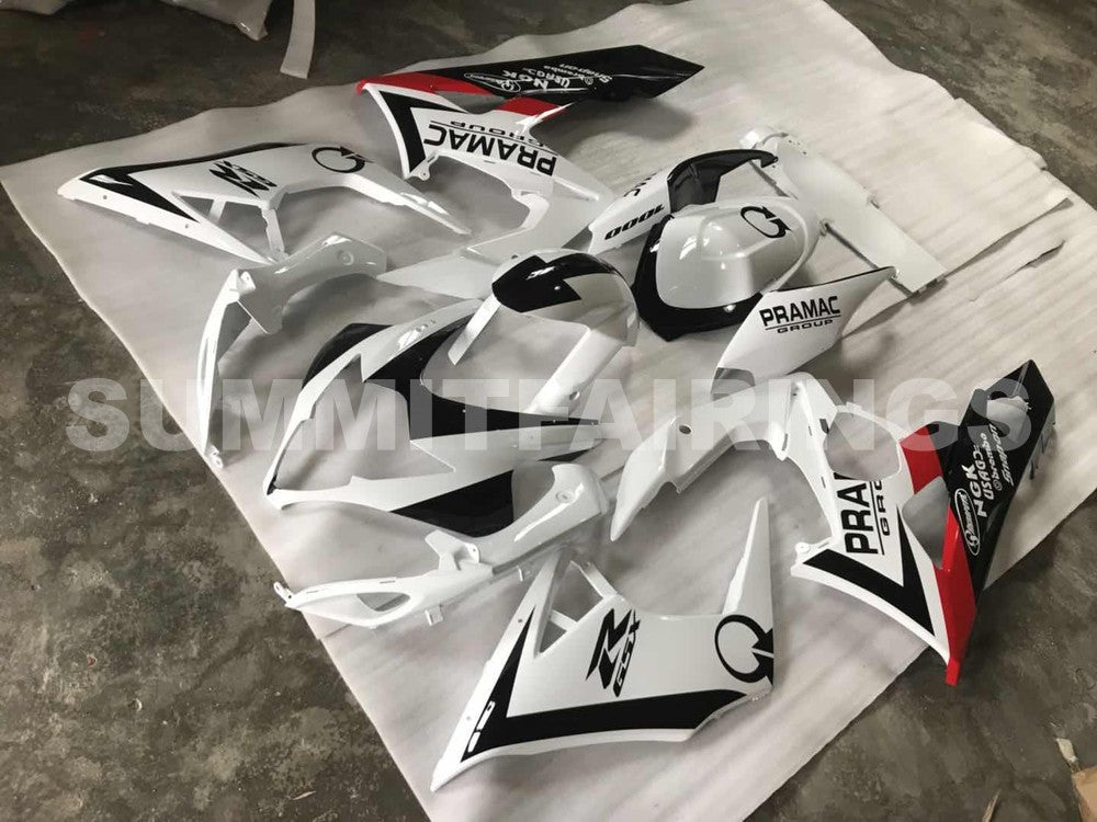 Fairings For Suzuki GSXR 1000 White Black Pramac (2005-2006)