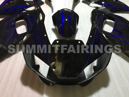 Fairings For Yamaha YZF-R6 Black & Blue Flame R6 (1998-2002)