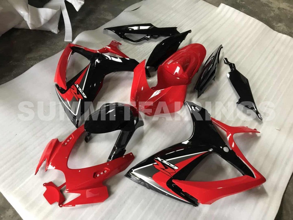 Fairings For Suzuki - GSXR600-750 K6 06-07 Black and Red