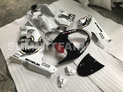 Fairings For Kawasaki ZX6R 636 Black White Ninja (2005-2006)