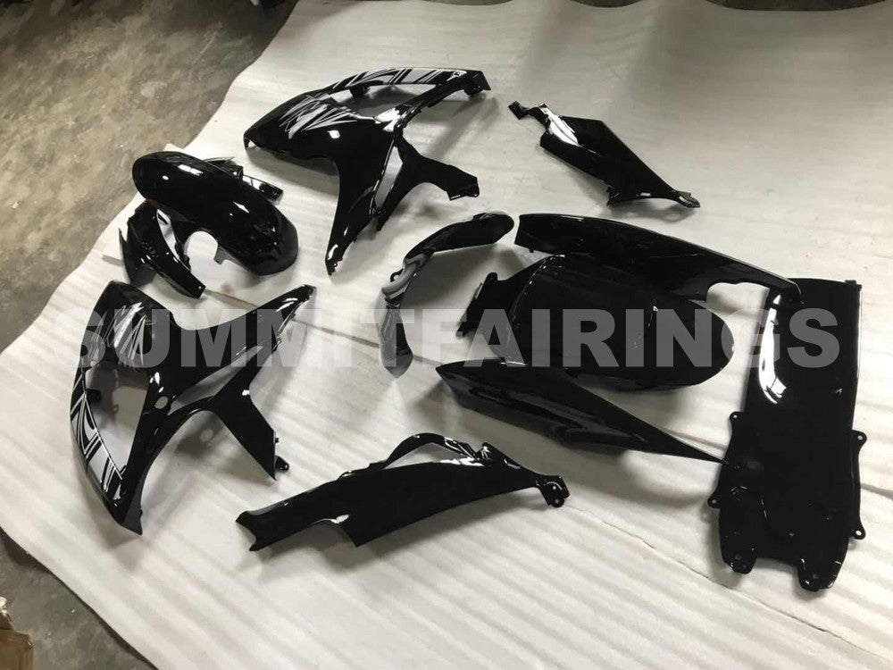 Fairings For Suzuki - GSXR600-750 K6 06-07 Black Silver