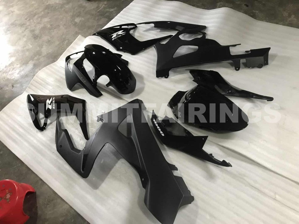Fairings For Suzuki GSX-R1000, 2005-2006 - Gloss Black Matte Black