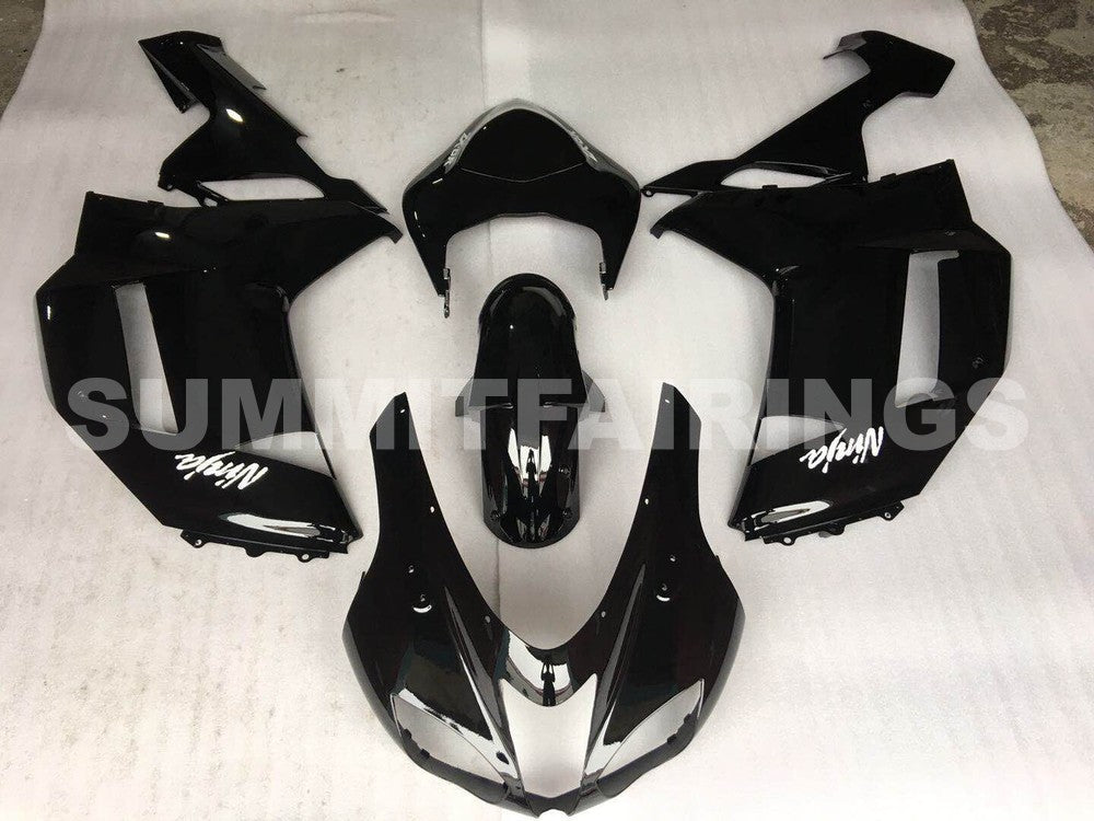 Fairings For Kawasaki ZX6R ZX636 Black Ninja (2007-2008)