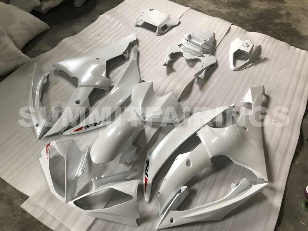 Fairings For Yamaha R6, 2008-2012 - Pearl White