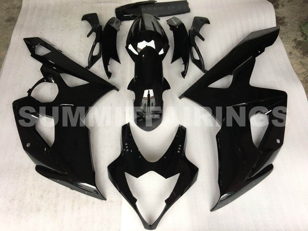 Fairings For Suzuki - GSXR1000 K5 05-06 Black & Silver Decals
