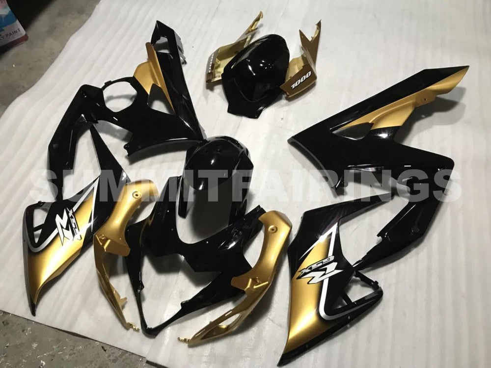 Fairings For Suzuki GSXR 1000 Black & Gold GSXR (2005-2006)