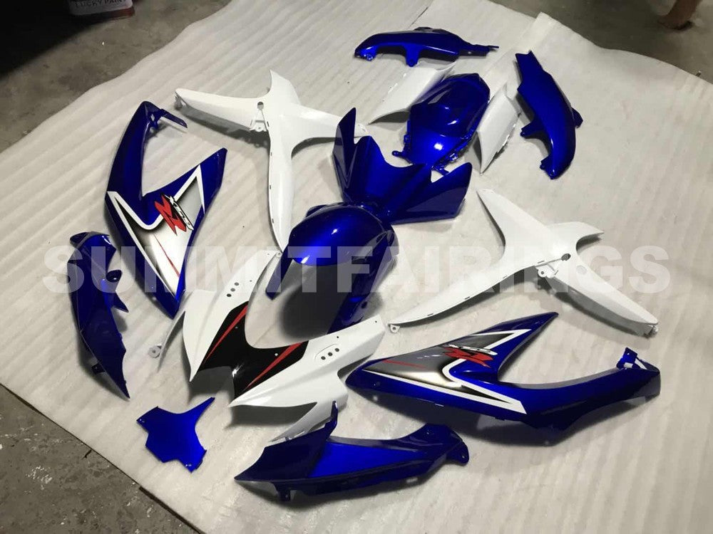 Fairings For Suzuki - GSXR600-750 K8 2008-2010 Blue White