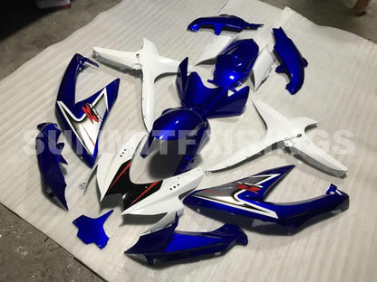 Fairings For Suzuki - GSXR600-750 K8 2008-2010 Blue White