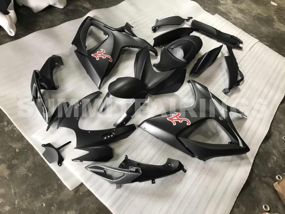 Fairings For Suzuki GSXR 600 750 Black Matte GSXR (2006-2007)